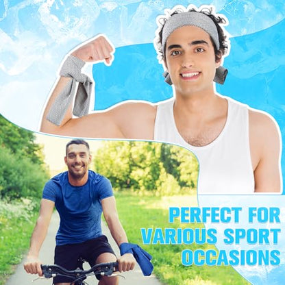 Maitys 500 Pcs Cooling Towel Bulk for Neck and Face, Neutral Set - color: Neutral Set
