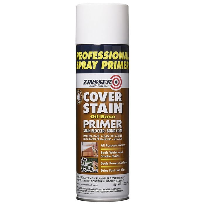 16 oz Zinsser 03609 White Zinsser, Cover-Stain Oil-Based Stain Blocker