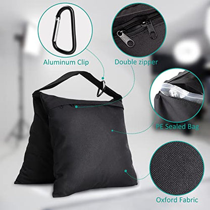 2 Packs Sandbags Weight Bags for Light Stand Photography Video Support - size: 2PCS
