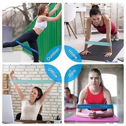 Resistance Bands for Working Out,Exercise Bands with 5 Resistance Levels - color: Blue