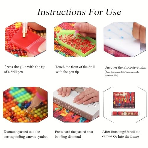 4 Pack Cute Dragon DIY Diamond Painting Kits for Adults,5D Full Round Diamond Mosaic Emboridery,Fantasy Animal Diamond Art Kits,Diamond dots,Home Decor Wall Art,11.81X11.81 inch - color: FQTG3001