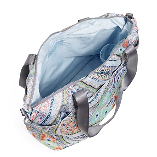 Vera Bradley Women's Recycled Lighten Up Reactive Tote Bag - color: Citrus Paisley