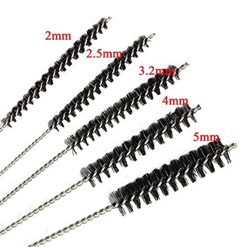 11 in 1 Airbrush Cleaning Kit, Spray Gun Cleaning Repair Tool Kit | Accessories with 5 Pcs Cleaning Needles, 5 Pcs Cleaning Brushes & 1 Wash Needle - size: Airbrush cleaning kit