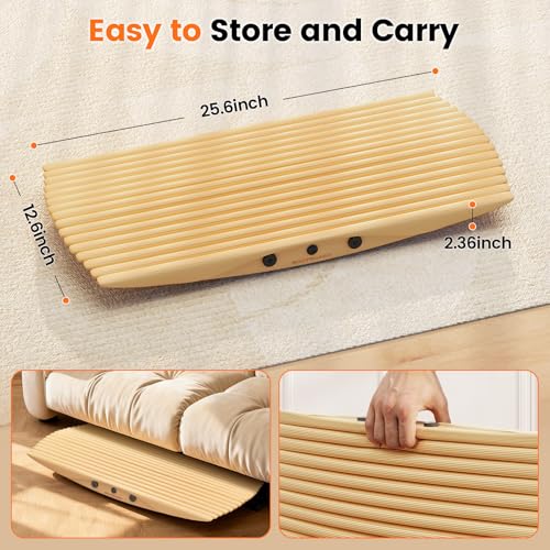 360° Wobble Balance Board for Standing Desk，Anti-Fatigue Rocker Board to Improve Focus, Burn Calories & Simulate Surfing & Skateboarding at Home or Office，Also Foot Strengthener & Stretcher for Plantar Fasciitis Relief.