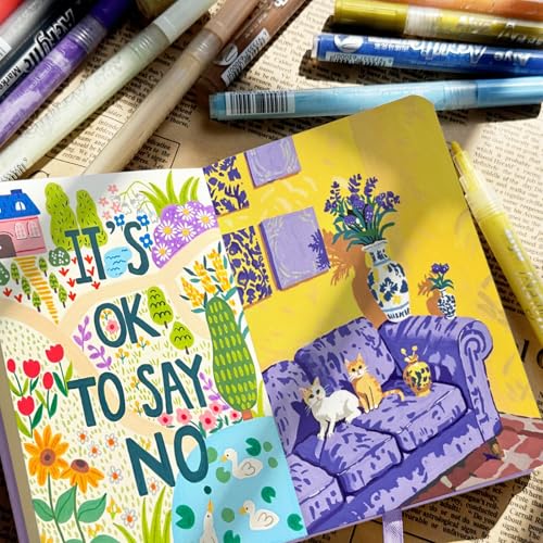 Mix Media Pad,3.5"x5.5" Small Hardcover Leather Art Sketchbook,60 Sheets(112lb/180gsm) Heavyweight Acid Free Artistic Painting Drawing Sketching Paper, Handy Pocket Journal Sketchbook.Taro Purple - color: 180gsm-taro purple