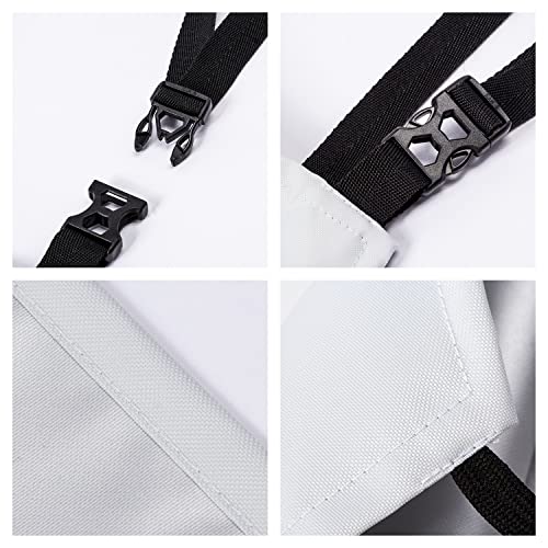 Giwawa Unisex Adult Apron Waterproof Stain Resistant Kitchen Cooking Apron with 2 Pockets for BBQ Grill Painting - color: Oil