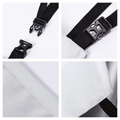Giwawa Unisex Adult Apron Waterproof Stain Resistant Kitchen Cooking Apron with 2 Pockets for BBQ Grill Painting - color: Oil