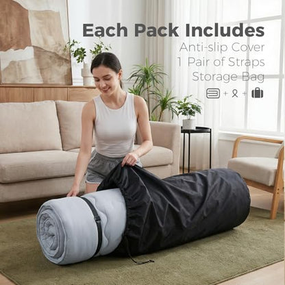 XICIKIN 2.5" Japanese Floor Mattress, Japanese Futon Mattress - color: Grey, size: Queen（80" x 60"）