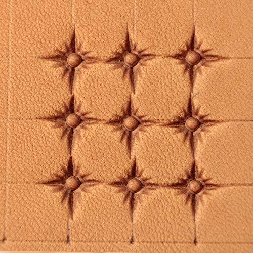 DandS ltd Leather Stamp Tool, Sofa, Professional Steel Craft Tool for Leatherworking, Embossing, Carving & Stamping Leather Projects, Belts Wallets & DIY Projects Compatible with Mallet #296 - color: Sofa 0.39" x 0.39"