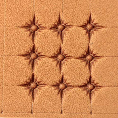 DandS ltd Leather Stamp Tool, Sofa, Professional Steel Craft Tool for Leatherworking, Embossing, Carving & Stamping Leather Projects, Belts Wallets & DIY Projects Compatible with Mallet #296 - color: Sofa 0.39" x 0.39"