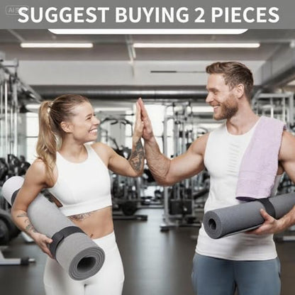 Yoga Mat Carrier Strap, Adjustable Thick Straps Sling for Carrying Large Mats, Stretching Band - color: 1pc Slap Band Grey