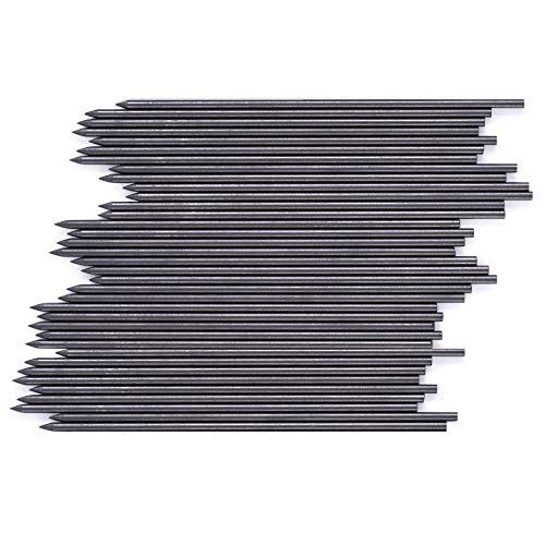 June Gold 2.0 mm, 108 Lead Refills, HB #2, 90 mm Length, 1 Carrying Case | Extra Bold Thickness, Break Resistant Graphite, Sketching, Shading, Blending, Construction, Carpentry - color: Hb Graphite, style: 2.0 mm
