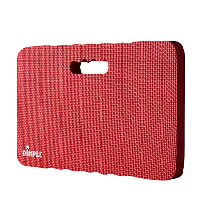 Dimple Kneeling Pad, High Density Thick Foam Comfort Kneeling Mats - color: Red, size: Single