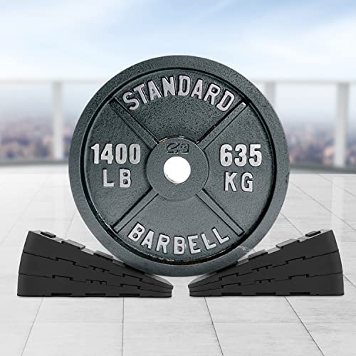 UNMERA Squat Wedge Block 6PCS Adjustable Non-slip Rubber Squat Ramp