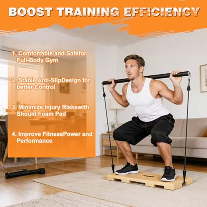 Resistance Band Platform With 9 Pound Weight