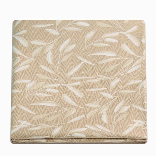 ZonLi 100% Cotton Futon Mattress Cover with Zipper Twin Size Washable - color: Beige, size: Twin