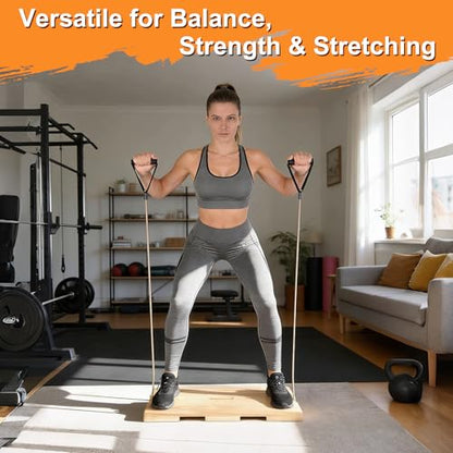 Resistance Band Platform With 9 Pound Weight