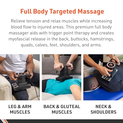 Body Sport Therapeutic Variable Speed Professional Vibrating Massager for Pain & Aching Muscle Relief – High-Powered, Effective, Chiropractic Myofascial Release Tool & Trigger Point Therapy - style: Variable Speed