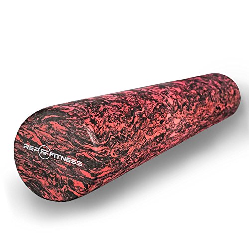 Rep Fitness Dense Foam Roller | 36" Muscle Recovery Tool | High Density Massage Cylinder | Back Pain Relief Equipment | Yoga Exercise Gear | Trigger Point Therapy Roller - size: 6x36”