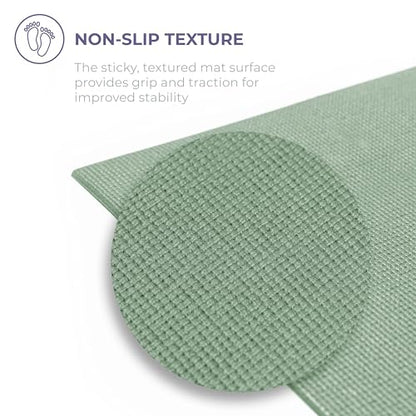 Voyage 5mm Studio Yoga Mats, 10 Pack, 72x24in - color: Sage