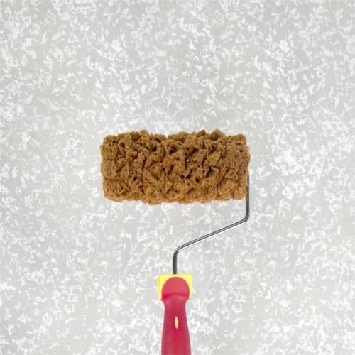Hanroy Sponge Paint Roller Small 5" for Texture Painting Decorators Brush Tool, Fast and Easy Pattern Art Sponge Roller for Home Wall(RM458K) | 5-Inch Sea Sponge Roller For Faux Finish & Texture Painting. Sponge Patterns On Walls & Ceilings.Washable & Reu