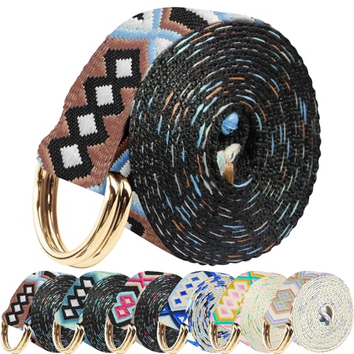 Yoga Strap for Stretching Yoga Belt Adjustable Straps for Yoga Non Elastic Yoga Stretching Strap Yoga Exercise Straps for Pilates - color: CC