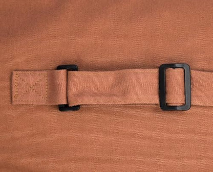 Cotton yoga mat bag with Pockets and Adjustable Strap - Full Zip Cargo Yoga Mat Carrier Bag - Bag for 1/4" 1/3" Thick Yoga Mat - color: Coffee, size: XL