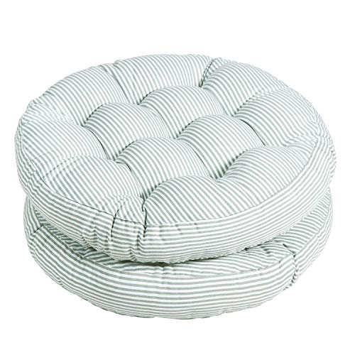 Tiita 22 Inch Floor Cushion - Round Outdoor Chair Cushion Pad | Large Meditation Cushion & Floor Pillow for Adult Sitting, Living Room, Balcony & Patio, Green - color: (Round)|green
