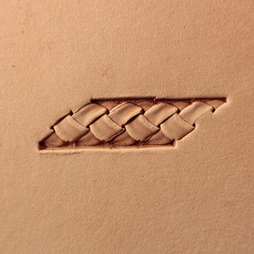 DandS ltd Leather Stamp Tool, Rope Knot, Professional Steel Craft Tool for Leatherworking, Embossing, Carving & Stamping Leather Projects, Belts, Wallets & DIY Projects Compatible with Mallet #463 - color: Rope Knot 0.35" X 0.83"