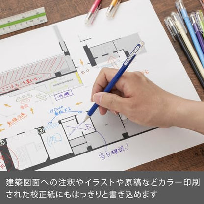 Pentel Ballpoint Pen Color Matte Hop Dream 7 Colors K110-V7STC - color: 7 Colors Dream