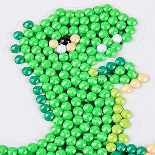 Labeol Diamond Art Kits for Kids Boys and Girls Ages 6-8-10-12 Easy to DIY Creative Diamond Art Sticker Craft by Numbers Kits for Kids and Adult Beginners (Dinosaur) - style: Dinosaur