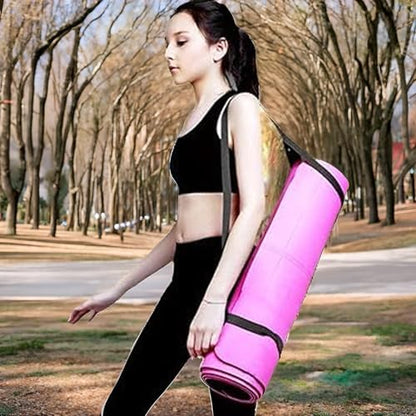 Yoga Mat Straps For Carrying - Yoga Mat Elastic Straps,Adjustable Yoga Carrying Strap Holder Straps,Exercise Mat Carrier Strap,Weight Loss Fitness Binding Rope,Exercise and Fitness Accessories