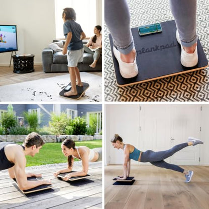 Plankpad PRO Get fit Playing Games & Workouts; Plank & Balance Board with free iOS/Android App & 10 Games; Dynamic Abs & Core Fitness Training; Only 3 Minutes a Day.