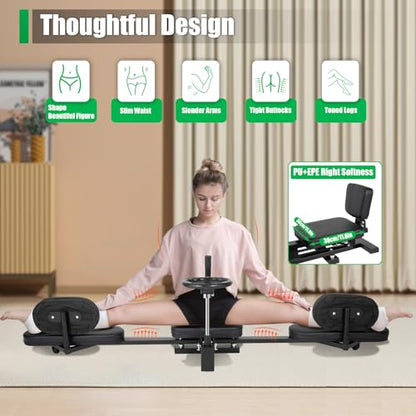 Hip Stretcher for Flexibility Stretching Equipment - color: Black-220lbs