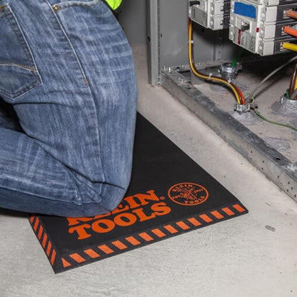 Klein Tools 60136 Kneeling Pads, Adult Men's Large Soft Thick Closed Cell Soft Foam Professional Tradesman Pro Pads with Handle - size: Large
