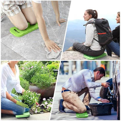 Altdorff Thick Kneeling Pad 2 Pack, Waterproof, Comfortable Garden Kneeling Pads Stain Resistant, Multi-Functional Kneeler Pad for Gardening, Baby Bath, Yoga, Praying and Exercise (Green) - color: Green