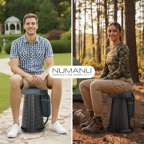 NUMANU XXL Collapsible Stool, 3-in-1 Cushion + Bag, 1000 lbs, Square - size: XXL Square (Stool & 3IN1 Carry Bag)