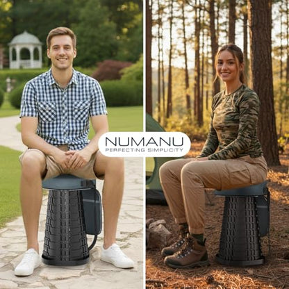 NUMANU XXL Collapsible Stool, 3-in-1 Cushion + Bag, 1000 lbs, Square - size: XXL Square (Stool & 3IN1 Carry Bag)