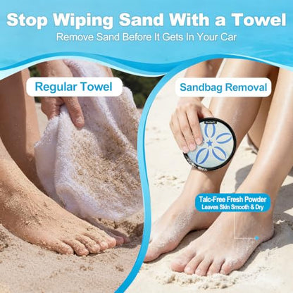 Sand Remover for Beach Towels - Soft Quick Clean Mitt for Kids & Adults | Removes Sand in Seconds,Gentle on Skin,Reusable & Washable,Beach Vacation Essential,Perfect for Beach, Pool & Camping - color: Flower