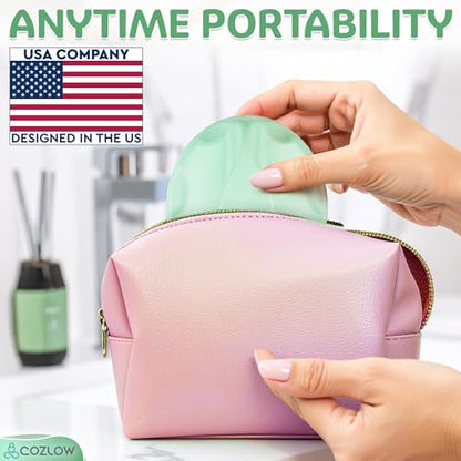 Handheld Lymphatic Drainage Massager - May Reduce Appearance of Cellulite | Cozlow manual massage tool w/ 7 rolling balls, helps support lymph system care, promotes healthy circulation & smoother skin - color: Lymphatic Massager