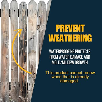 Presidential Shingle Oil - Indoor & Outdoor Wood Sealer for Protection of Wood Surfaces - Reduces Weathering - Low Odor - Enhances Natural Appearance - Made in USA (1 Gallon) | Non Toxic – Low Odor – Reduces Weathering - Water Resistant - Enhances Natural