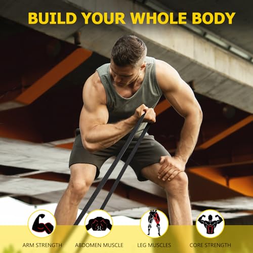 Pull Up Bands, Resistance Bands, Pull Up Assistance Band Exercise Bands for Men & Women Working Out, Body Stretching, Physical Therapy, Muscle Training - color: Blue