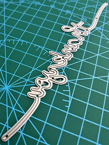 Cutting Dies Handmade DIY Paper Cards Album Decoration Stencils Template Embossing for Card Scrapbooking Craft (Thank You) - style: Thank You