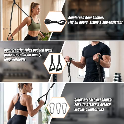 Resistance Bands for Working Out，Pull Up Assistance Bands Set, Unisex Exercise Bands for Home and Gym Workouts, Full Body Workouts, Stretching and Physical Therapy