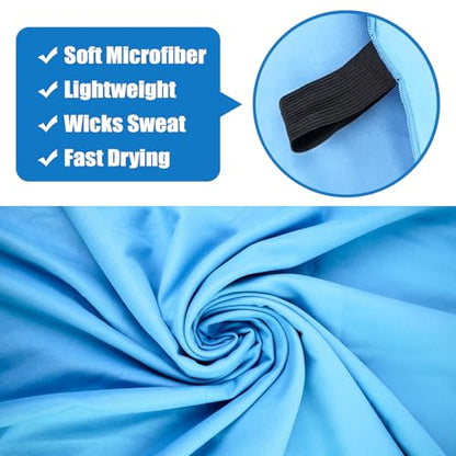 Camping Towel L Size Fast Drying Microfiber Lightweight for Men Women Travel Body Beach Hiking Swimming Yoga Mat Sweat Towels(Blue, 1 Pack L) - color: Blue, size: 1 Pack L