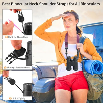 FIEIL Universal Shoulder Strap, Sandwich Mesh Padded Neck Lanyard, Replacement Comfortable Bag Strap for Camera, Cellphone Tablet,iPad, Laptop, Luggage Bag, Binocular(Dark Purple) - color: Dark Purple