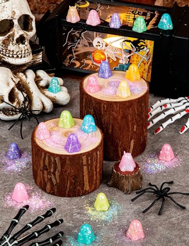4 Pcs Mini Cute Ghost Figurines Silicone Mold, S - color: 4 Pcs Ghost White