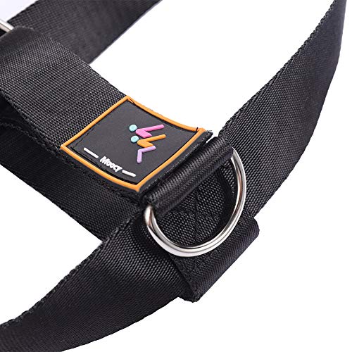 2-Pack Foot Strap for Cable Machine Fitness Attachment Shoe Workout Straps - color: Black 2 Pack