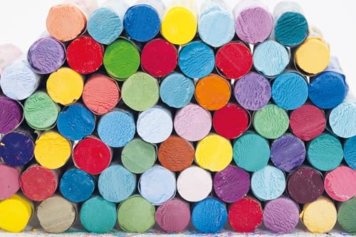 Schmincke - Pastel, cardboard set with 120 half pastels, 77 120 097, handmade pastels, brilliant, velvety matt, highly lightfast colors - size: Half Size