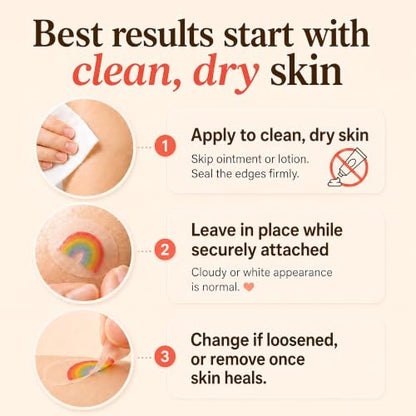 MoistureBand, Fast Healing Hydrocolloid Bandages for Kids, Waterproof & Gentle on Skin (Adventure Collection, 35 Count)
